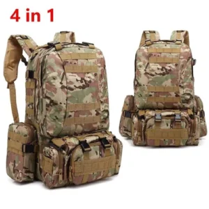 Tactical Backpack Mens Sport Bag Outdoor Hiking Climbing Army Rucksack
