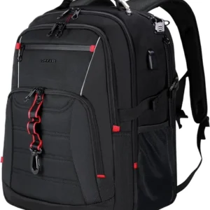 Kroser XYK-881 Large Travel Laptop Computer Backpack - Black
