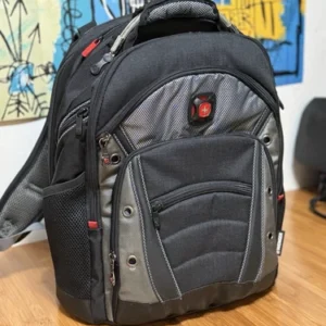 Wenger SwissGear Black & Gray Synergy Computer Backpack - Fits 15/16" Laptop New