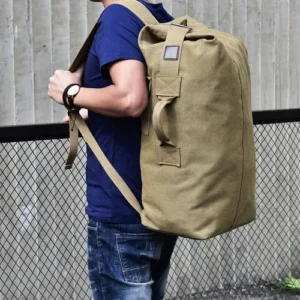 Canvas Backpack Outdoor Sports Duffle Bag Travel Rucksack Hiking Backpacks^@^~