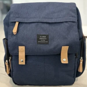 Land Mommy & Baby Diaper Bag Mom Large Capacity Backpack Navy Blue
