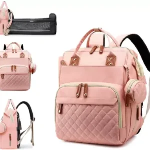 Multi Function Baby Diaper Bag Backpack with Changing Station Mommy Travel Bag