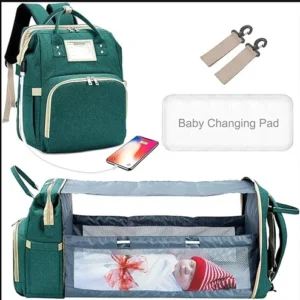 Multi Function Baby Diaper Bag Backpack with Changing Station Mommy Travel Bag-G