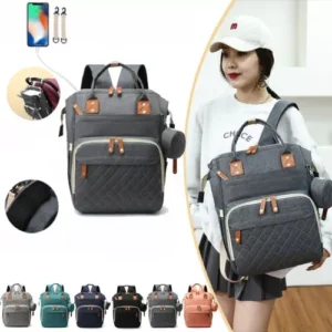 Diaper Bag Backpack Baby Bag Baby Girl Boy Diaper Bag for Dad Mom with Pad