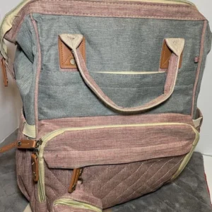 Gender Neutral Diaper Bag Backpack Color Blue Pink Baby Organizer Mommy Bag