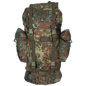 NEW LISTINGGerman Army 65L Combat Backpack Bundewehr Flecktarn Original Material MFH Brand